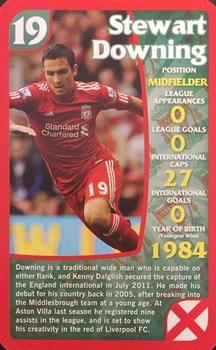 2012 Top Trumps Specials Liverpool #NNO Stewart Downing Front
