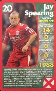 2012 Top Trumps Specials Liverpool #NNO Jay Spearing Front