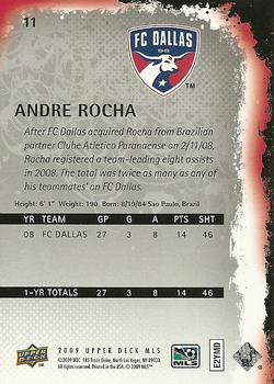 2009 Upper Deck MLS #11 Andre Rocha Back