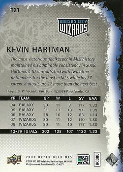 2009 Upper Deck MLS #121 Kevin Hartman Back