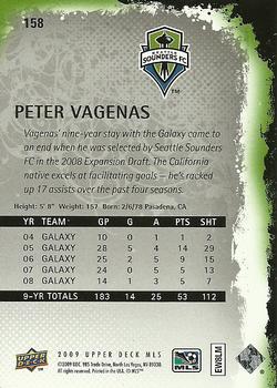 2009 Upper Deck MLS #158 Peter Vagenas Back