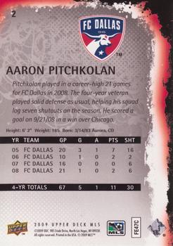 2009 Upper Deck MLS #2 Aaron Pitchkolan Back