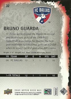 2009 Upper Deck MLS #32 Bruno Guarda Back