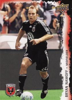 2009 Upper Deck MLS #33 Bryan Namoff Front