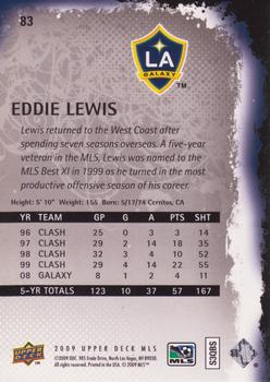 2009 Upper Deck MLS #83 Eddie Lewis Back
