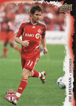2009 Upper Deck MLS #98 Jim Brennan Front