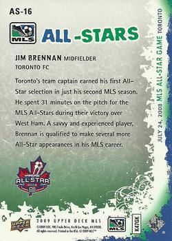 2009 Upper Deck MLS - All Stars #AS-16 Jim Brennan Back