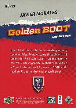 2009 Upper Deck MLS - Golden Boot #GB-13 Javier Morales Back