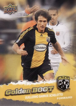 2009 Upper Deck MLS - Golden Boot #GB-17 Guillermo Barros Schelotto Front