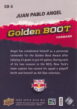 2009 Upper Deck MLS - Golden Boot #GB-6 Juan Pablo Angel Back