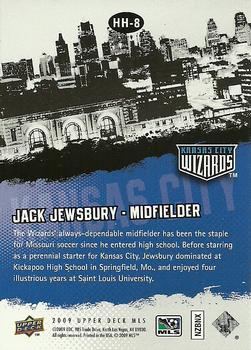 2009 Upper Deck MLS - Hometown Heroes #HH-8 Jack Jewsbury Back
