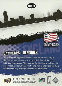 2009 Upper Deck MLS - Hometown Heroes #HH-9 Jay Heaps Back