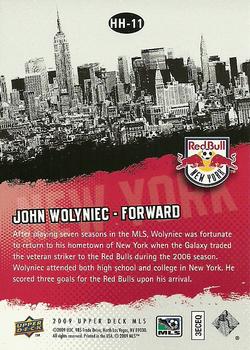 2009 Upper Deck MLS - Hometown Heroes #HH-11 John Wolyniec Back