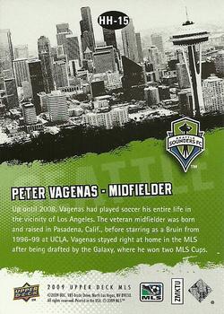 2009 Upper Deck MLS - Hometown Heroes #HH-15 Peter Vagenas Back
