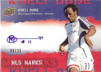 2009 Upper Deck MLS - MLS Marks #MKKD Kheli Dube Front