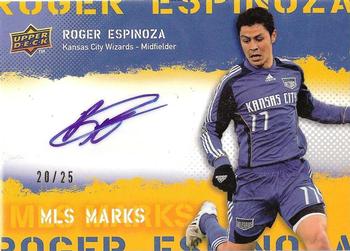 2009 Upper Deck MLS - MLS Marks #MKRE Roger Espinoza Front