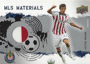 2009 Upper Deck MLS - MLS Materials #MT-BR Justin Braun Front
