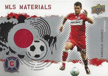2009 Upper Deck MLS - MLS Materials #MT-SE Gonzalo Segares Front