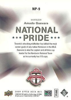 2009 Upper Deck MLS - National Pride #NP-9 Amado Guevara Back
