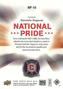 2009 Upper Deck MLS - National Pride #NP-10 Gonzalo Segares Back