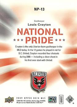 2009 Upper Deck MLS - National Pride #NP-13 Louis Crayton Back