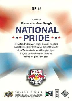 2009 Upper Deck MLS - National Pride #NP-19 Dave van den Bergh Back