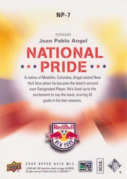 2009 Upper Deck MLS - National Pride #NP-7 Juan Pablo Angel Back