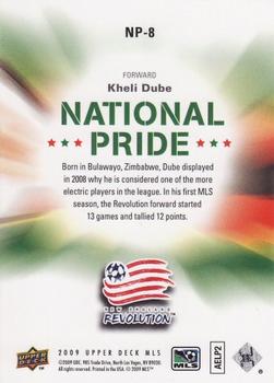 2009 Upper Deck MLS - National Pride #NP-8 Kheli Dube Back