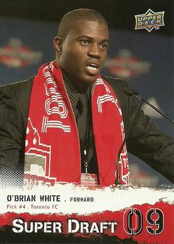 2009 Upper Deck MLS - Super Draft #SD-4 O'Brian White Front