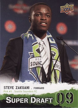 2009 Upper Deck MLS - Super Draft #SD-1 Steve Zakuani Front