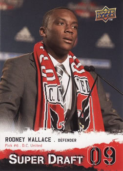 2009 Upper Deck MLS - Super Draft #SD-6 Rodney Wallace Front