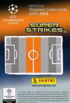 2009-10 Panini UEFA Champions League Super Strikes #NNO Andrea Pirlo Back