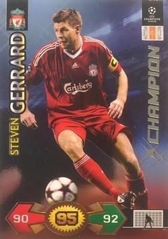 2009-10 Panini UEFA Champions League Super Strikes #NNO Steven Gerrard Front