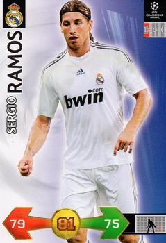 2009-10 Panini UEFA Champions League Super Strikes #NNO Sergio Ramos Front