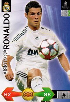 2009-10 Panini UEFA Champions League Super Strikes #NNO Cristiano Ronaldo Front