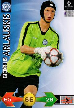 2009-10 Panini UEFA Champions League Super Strikes #NNO Giedrius Arlauskis Front