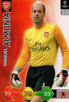 2009-10 Panini UEFA Champions League Super Strikes #NNO Manuel Almunia Front