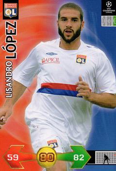 2009-10 Panini UEFA Champions League Super Strikes #NNO Lisandro Lopez Front
