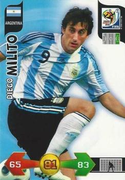2010 Panini Adrenalyn XL World Cup (UK Edition) #14 Diego Milito Front
