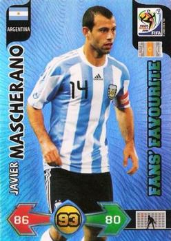 2010 Panini Adrenalyn XL World Cup (UK Edition) #18 Javier Mascherano Front