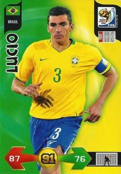 2010 Panini Adrenalyn XL World Cup (UK Edition) #31 Lucio Front