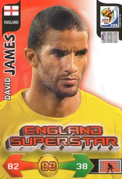 2010 Panini Adrenalyn XL World Cup (UK Edition) #105 David James Front