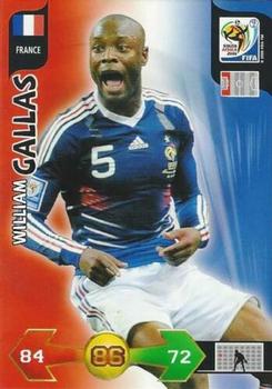 2010 Panini Adrenalyn XL World Cup (UK Edition) #151 William Gallas Front