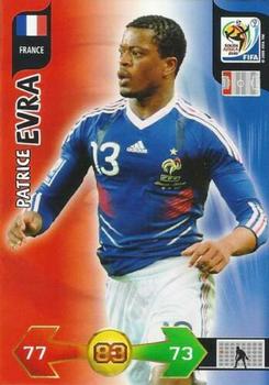 2010 Panini Adrenalyn XL World Cup (UK Edition) #152 Patrice Evra Front