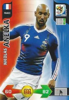 2010 Panini Adrenalyn XL World Cup (UK Edition) #161 Nicolas Anelka Front