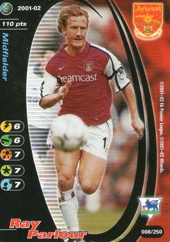 2001 Wizards Football Champions Premier League 2001-2002 #8 Ray Parlour Front