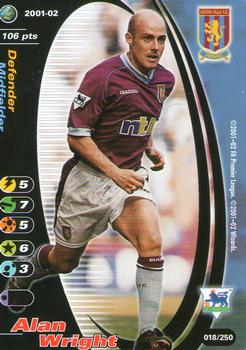 2001 Wizards Football Champions Premier League 2001-2002 #18 Alan Wright Front