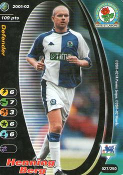 2001 Wizards Football Champions Premier League #27 Henning Berg Front