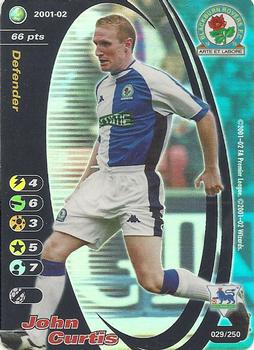2001 Wizards Football Champions Premier League #29 John Curtis Front