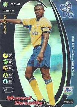 2001 Wizards Football Champions Premier League 2001-2002 #65 Marcel Desailly Front